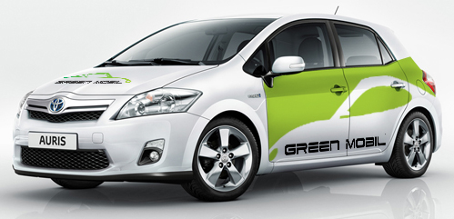 Green mobil gépjármű dekoráció - Reklámgrafikus, reklám, grafika